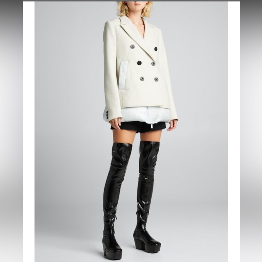 Prada over the knee platform boots